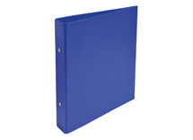 Mappen - ringmap - 2-rings - A5 - 40 mm - opaak - karton - blauw - per stuk