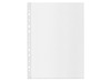 Insteekhoezen - U pochetten - 1 zijde open - met gaatjes - A4 - glashelder - 60 micron - per 100