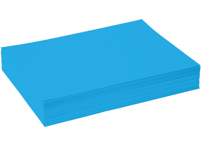 Knutselpapier - Folia - A4 - 120 g - lichtblauw - pak van 250 vellen