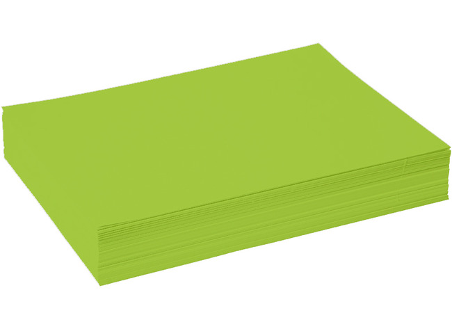 Knutselpapier - Folia - A4 - 120 g - lichtgroen - pak van 250 vellen