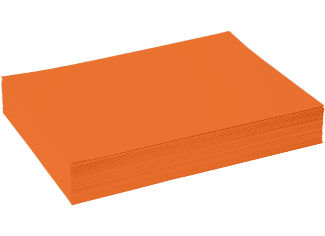 Knutselpapier - Folia - A4 - 120 g - oranje - pak van 250 vellen