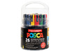 Stiften - verfstiften - Posca Classic - klassiek - set van 26 assorti