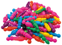 Vormen - vlinderlijfjes - Roylco - kunststof - decoratie - set van 75 assorti