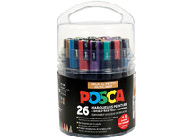 Stiften - verfstiften - Posca Festif - festief - set van 26 assorti