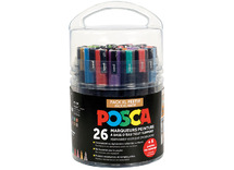 Stiften - verfstiften - Posca - festief - assortiment van 26