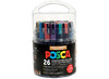 Stiften - verfstiften - Posca - festief - set van 26 assorti