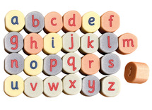 Stempels - letterstempels - Yellow Door Alphabet Stamping Stones - alfabet - per set