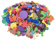 Figuren - foam - mix - set van 750 assorti
