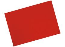 Knutselpapier - Bristol - 160 g - 45 x 64 cm - rood - set van 10