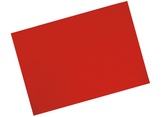 Knutselpapier - Bristol - 160 g - 45 x 64 cm - rood - set van 10
