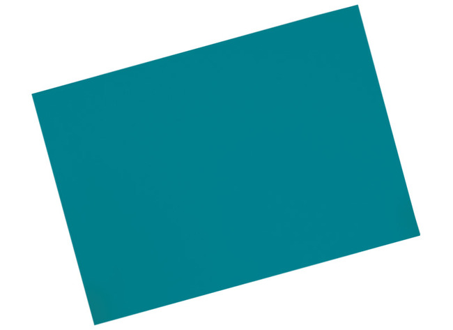 Knutselpapier - Bristol - 160 g - 45 x 64 cm - turkoois - set van 10