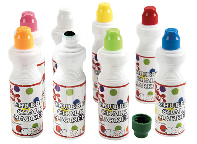 Verfdotters - verf - Chubbie - krijteffect - assortiment van 8