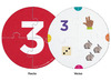 Telspel - rekenen - Nathan - getallenwiel 0 tot 10 - puzzel - per spel