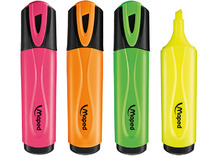 Stiften - markeerstiften - Maped Fluo'Peps Classic - set van 4 assorti