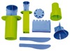 Boetseermateriaal - kasteelvormen - boetseren - set van 8 assorti
