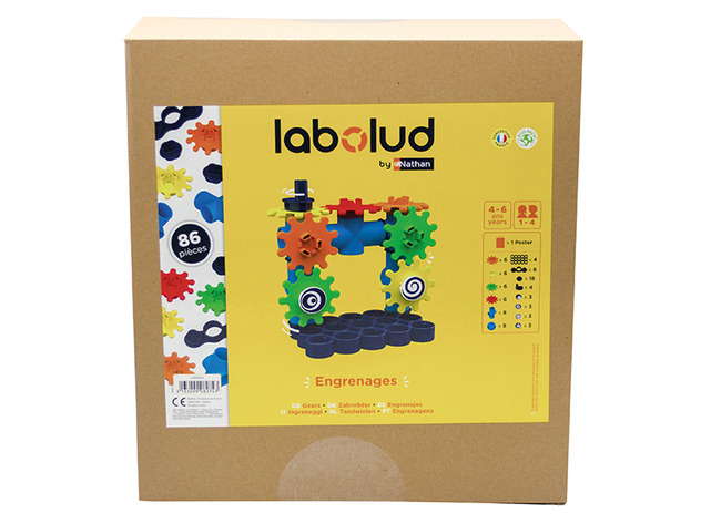 Bouwset - vormen - Labolud - tandwielen - per set
