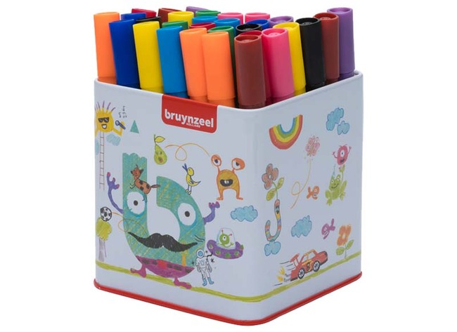 Stiften - kleurstiften - Bruynzeel - driekantig - voordeelpakket - set van 50 assorti