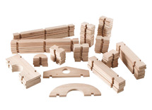 Bouwset - Notch blokken - Guide Craft Notch Blocks - hout - per set