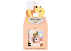 Stickers - bloem en bij - rol van 416 stickers