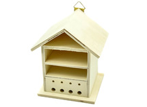 Hout - insectenhotel - set van 2