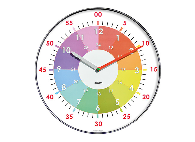 Klok - wandklok - leerklok - kleuren - per stuk