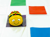 Robot - Bee-bot - Blue-bot - mat - transparante insteekmat - 8 x 8 vakjes - per stuk
