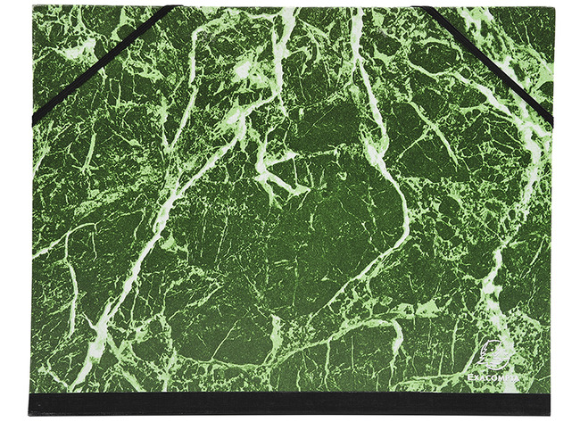Mappen - tekenmap - Exacompta - 28 x 38 cm - met elastiek - per stuk