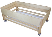 Tafel - zand- en watertafel - enkel houten frame - zonder blauwe bak - 64 cm hoog - per stuk