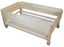 Zand- en watertafel - enkel houten frame - zonder blauwe bak - 64 cm hoog - per stuk