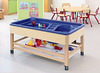 Zand- en watertafel - enkel houten frame - zonder blauwe bak - 64 cm hoog - per stuk
