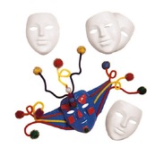 MASKERS - VOLWASSEN MODEL - SET VAN 12