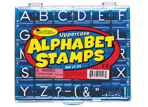 Stempels - Learning Resources Uppercase Alphabet Stamps Set - letterstempels - hoofdletters - alfabet - per set