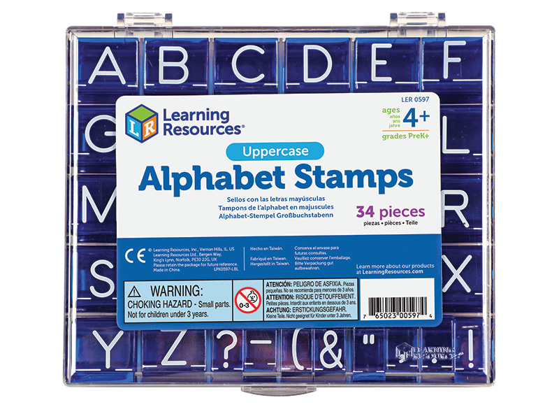 Alphabet - Tampons lettres majuscules
