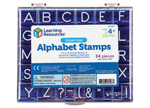 Stempels - letterstempels - Learning Resources Uppercase Alphabet Stamps - hoofdletters - alfabet - per set