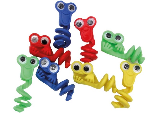 Cadeautje - monsters voor op potloden - set van 8 assorti