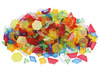 Lichtbordmateriaal - geometrische vormen - transparant - 2D-vormen - kunststof - set van 360 assorti
