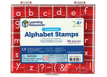 Stempels - Learning Resources Lowercase Alphabet Stamps - letterstempels - kleine letters - alfabet - per set