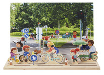 Vertelplaten - speelpuzzel verkeer - per set