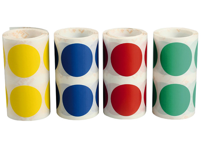 Stickers - Apli - rond - set van 1.416 assorti