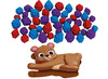 Sorteerspel - sorteren - Lakeshore Learning - Sorting Fine Motor Center - fijne motoriek - beer - per spel