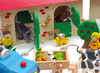 Speelgoed boerderij - Goki - kinderboerderij - met accessoires - hout - per set