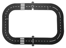 Matten - speelmat - Waytoplay King of the Road - autobaan - set van 40