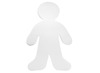 Figueren - kinderfiguur - Roylco - papier - blanco - set van 36