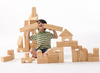 Bouwset - blokken - Weplay - houtlook - foam - set van 56