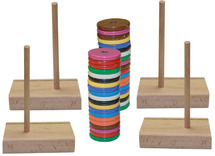Magneetspel - magnetische schijven - nabouwen - per spel