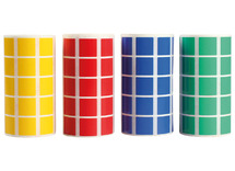 Stickers - Apli - vierkant - 2 cm - set van 7080 assorti