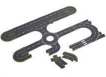 Speelmat - autobaan - autocircuit - per set