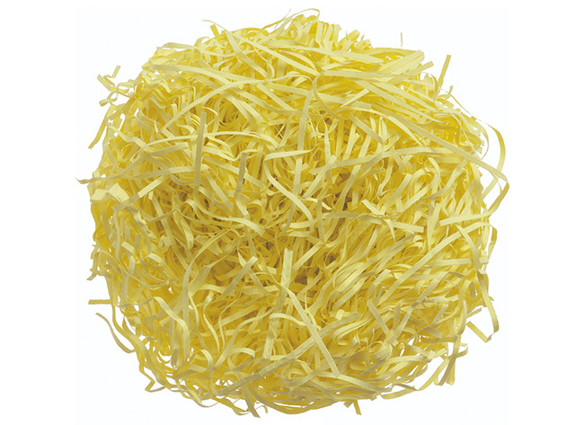 Decogras - papier - geel - 150 g - per stuk