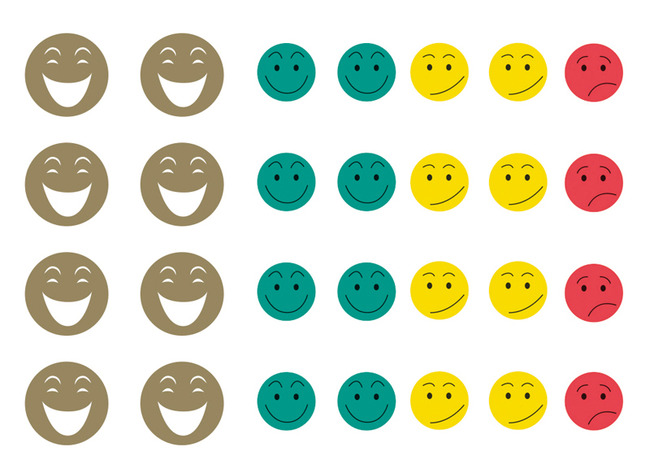 Stickers - Apli - ster - 1,1 cm en 2 cm - op rol - set van 2360 assorti