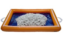 Boetseer - zandbak - opblaasbaar - 70x50 cm - per stuk